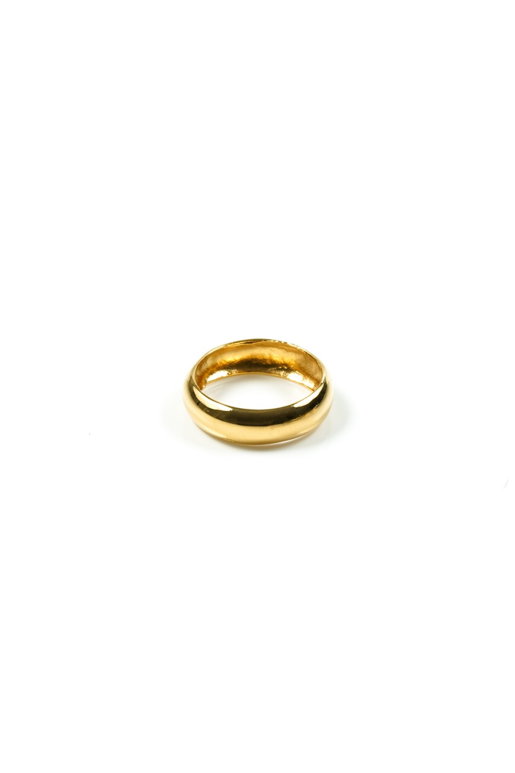 smooth gold ring