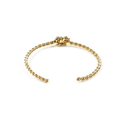 gold coloured rope bracelet