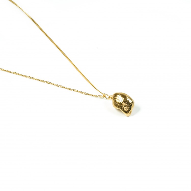 gold Organic necklace