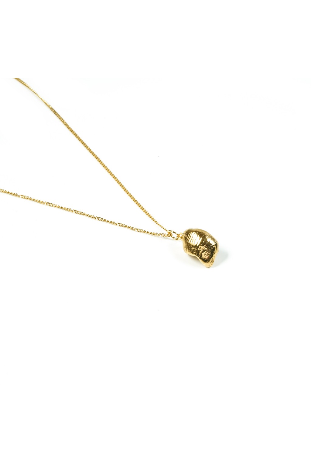 gold Organic necklace
