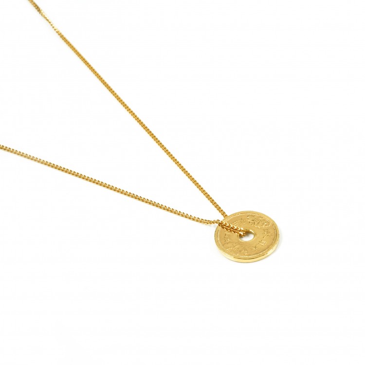 gold plated with pendant necklace