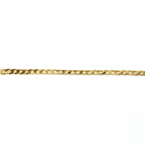 marque belge de bijoux, bracelet en argent plaqué or 24k avec chaîne épaisse