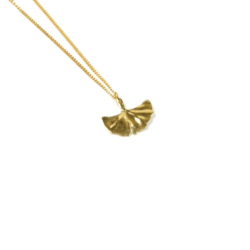 Vermeil necklace inspired by nature