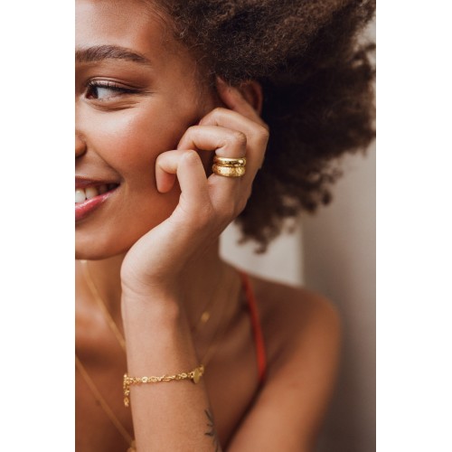 bague dorée
