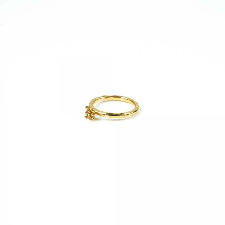 gold plated silver ring