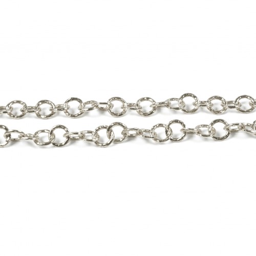 Silver big links chain