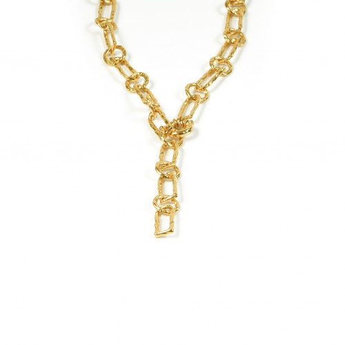 Collier ras de cou doré