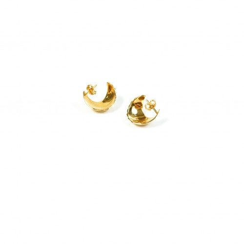 Golden earrings for women