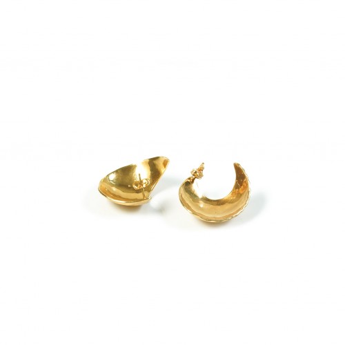 Handmade jewelry earrings gold