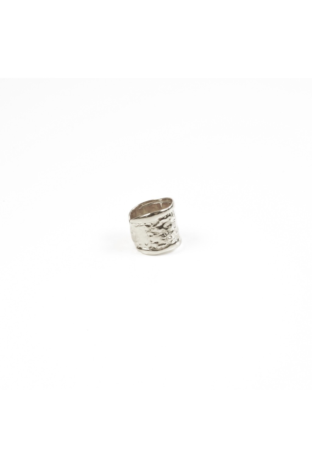 Large silver ring for women