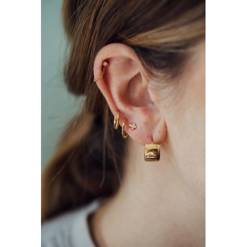 Gold ear rings