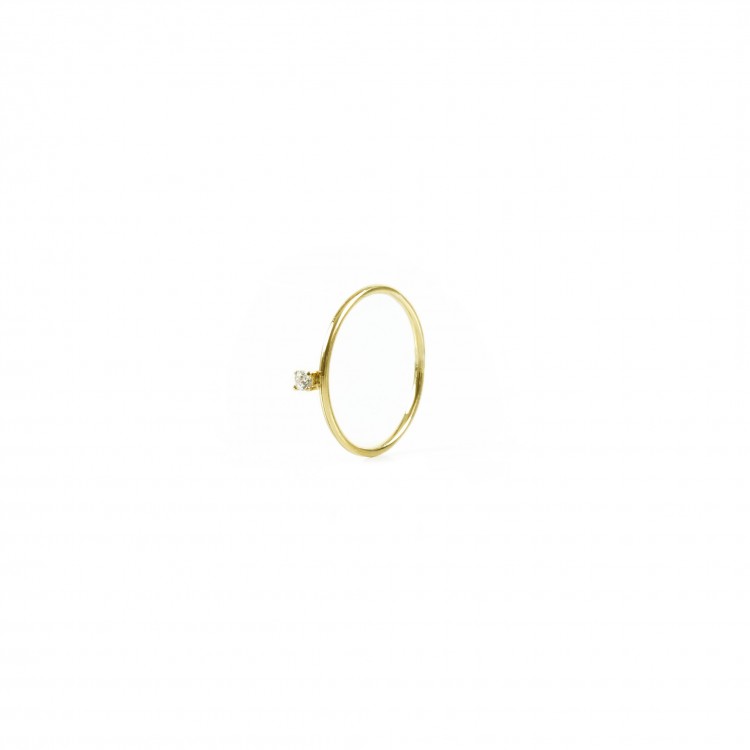 Beth 19k gold ring