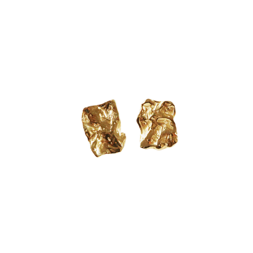 Gold earrings