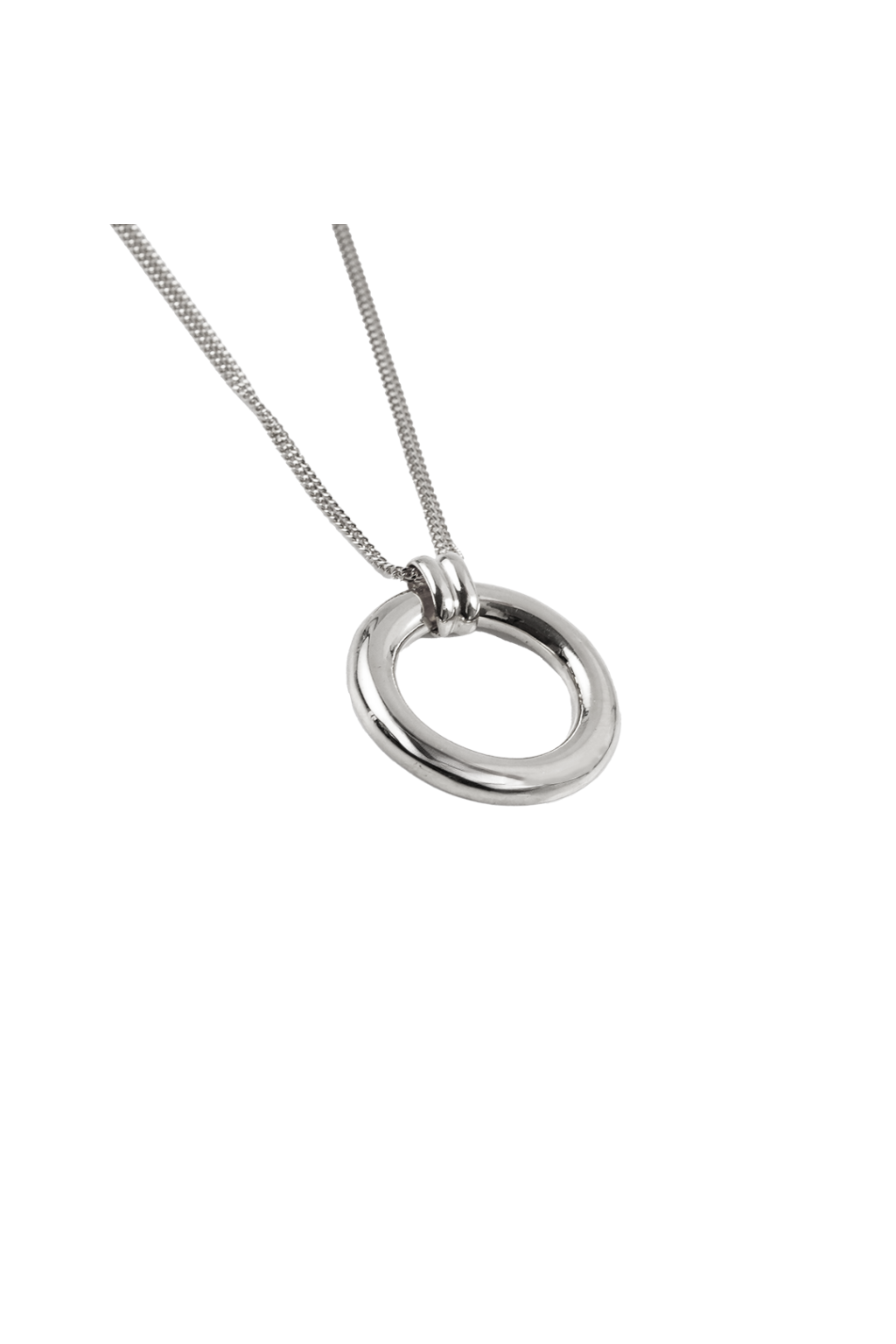 silver necklace