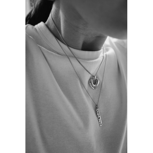 Collier argent femme